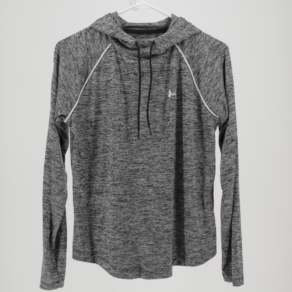 Under Armour Women's Gray Space Dye Raglan‎ Sleeve Hoodie Size Medium
